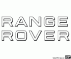 Logo de Range Rover, coche todoterreno de lujo del Reino Unido