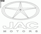 Logo de JAC Motors. Marca de automóviles, compañía pública en China 