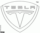 Logo de Tesla Motors, marca de automóviles eléctricos de EUA