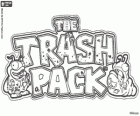 Logo original de The Trash Pack en inglés