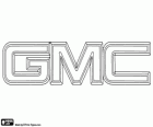 Logo de GMC, General Motors Company, empresa automovilística de los EUA
