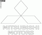 Logo de Mitsubishi Motors, multinacional fabricante de automóviles con sede en Japón