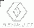 Logo de Renault. Marca francesa de automóviles