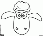 La cara de la oveja Shaun