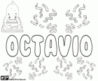 Octavio, nombre de origen latino. Derivado del nombre latino, Octavius. Su significado original es el octavo hijo