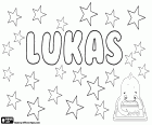 Lukas, nombre masculino. Derivado del nombre griego Loukas