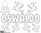 Oswaldo, nombre de origen germánico. Variante de Osvald, Osvaldo y Oswald