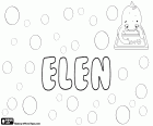 Elen, nombre galés para niña. Variante de Ellen y de Helen