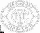 Logo del New York City FC, equipo profesional de fútbol de la MLS de la ciudad de Nueva York