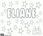 Eliane, nombre francés de origen latino. Derivado de Aeliana