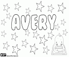 Avery, nombre para niña y para niño. Este nombre tienen su origen en el mismo apellido inglés, Avery 
