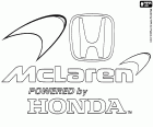 Logotipo de la escudería de Fórmula 1, McLaren Honda