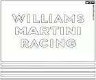 Logo de la escudería de Fórmula 1, Williams Martini Racing