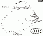 Descubre y dibuja punto a punto al pollito Carlos de la película Hop