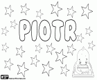 Piotr, nombre para niño. Piotr, nombre polaco de origen griego y latino, derivado de Petros y Petrus