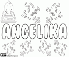 Angelika, nombre de origen latino, variante de Angelica. Proviene del femenino de Angelicus, su significado es angélico. Angelika, nombre en varios idioma