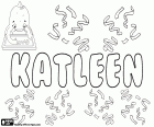 Katleen, nombre para niña en inglés. Katleen, variante de nombres como Kathleen, Catherine y Katherine