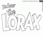 El logotipo original en inglés de la película El Lorax de DR. Seuss