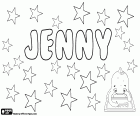 Jenny, diminutivo de otros nombres como Jean, Jennifer y Genevieve. Jenny, variante de Jenni y Jennie