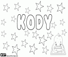 Kody, nombre unisex, variante de Cody, nombre de origen inglés, irlandés y gaélico