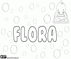 Flora, nombre femenino de origen latino. Flora, la diosa de las flores y la primavera de la mitología romana