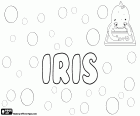 Iris, nombre para niña, diosa del Olimpo, la mensajera de los dioses en la mitología griega. Iris, nombre de origen griego en muchos idiomas