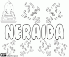 Neraida, nombre femenino de origen español y de origen griego. Neraida, variante de Nereida, Nereyda y Nireida