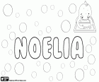Noelia, nombre femenino de origen francés. Noelia, femenino de Noël, su significado es Navidad. Noelia, variante de Noëlle, Noella y Noèle