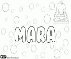 Mara, nombre en varios idiomas y con diversos orígenes. Mara, nombre femenino de origen hebreo. Mara, variante de nombres como María, Marianna y Tamara entre otros. Mara, variante de Marah, nombre árabe unisex. Mara, variante en húngaro y checo de nombres masculinos como Márkus, Márton, Marek o Martin 