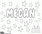 Megan, nombre femenino derivado de Margaret. Megan, variante de Meaghan, Meg y Meggie, entre muchos otros. Megan, nombre muy popular en inglés y galés