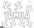 Yamila, nombre para niña utilizado mayormente en los países latino americanos. Yamila, proviene del nombre de origen árabe Jamila