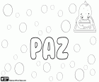 Paz, nombre femenino de origen latino. Proviene de la palabra latina Pax, su significado es la paz 