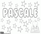Pascale, nombre de origen latino derivado de Paschalis, su significado es  de la Pascua, Pascual. Pascale, nombre francés para niña 
