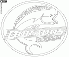 Logo del Club Social y Deportivo Dorados de Sinaloa, club de fútbol mexicano más conocido como Dorados de Sinaloa o los Dorados