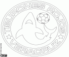 Emblema del Club Deportivo Tiburones Rojos de Veracruz, club de fútbol méxicano