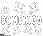Domenico, nombre italiano para niño. Domenico, variante de Dominico, nombre de origen latino, derivado de Dominicus