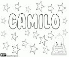 Camilo, nombre masculino de origen latino, proviene de  Camillus. Camilo, nombre en español, portugués y gallego