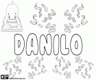 Danilo, nombre para niño en varios idiomas, como en español, portugués e italiano. Danilo, forma eslava de Daniel, nombre masculino en serbio, croato y esloveno