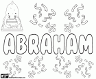 Abraham, nombre para niño en muchos idiomas. Abraham, nombre de origen hebreo, derivado de Avraham que significa padre de muchos, nombre de tradición bíblica, nombre del patriarca Abraham