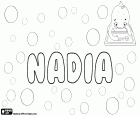 Nadia, nombre femenino de origen eslavo que significa esperanza. Nadia, variante de Nadja, nombre ruso para niña. Nadia, nombre femenino de origen árabe que aparece en el Corán. Nadia, nombre utilizado en muchas lenguas