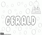 Gerald, nombre masculino de origen germánico, derivado de Gairowald. Nombre utilizado en inglés y en alemán. También se utiliza en francés escrito como Gérald