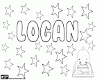 Logan, nombre para niño en inglés y escocés. Logan, nombre que proviene del mismo apellido que deriva de un topónimo gaélico. Logan también se utiliza como un nombre para niña