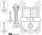 FC Barcelona, tricampeón de la Copa Mundial de Clubes FIFA, en 2009, 2011 y 2015. El Barça, el nuevo club campeón del mundo 2015 después de vencer 3-0 en la final a River Plate con un gol de Leo Messi y dos goles de Luís Suárez