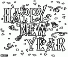 Happy New Year, texto en inglés para la celebración de la llegada del Año Nuevo