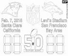 Carolina Panthers versus Denver Broncos, el partido de la Super Bowl 2016 que se disputa el 7 de febrero de 2016 en el Levi's Stadium de Santa Clara, California