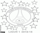 Psg, Paris Saint Germain FC, campeón de la Ligue 1 2015-2016, la primera división de la liga francesa de fútbol