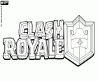 El logo del videojuego Clash Royale. Clash Royale, un videojuego para dispositivos móviles de Android y iOS creado por Supercell en 2016