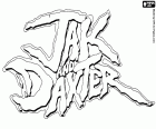 El logotipo de Jak and Daxter, la serie de videojuegos de plataformas creada por Naughty Dog