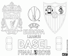 Liverpool contra Sevilla. La final de la Europa League 2015-2016 en el estadio St. Jakob Park de Basilea, Suiza, 18 de mayo de 2016