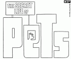 El logo original en inglés de la película de animación The Secret Life of Pets, La vida secreta de las mascotas